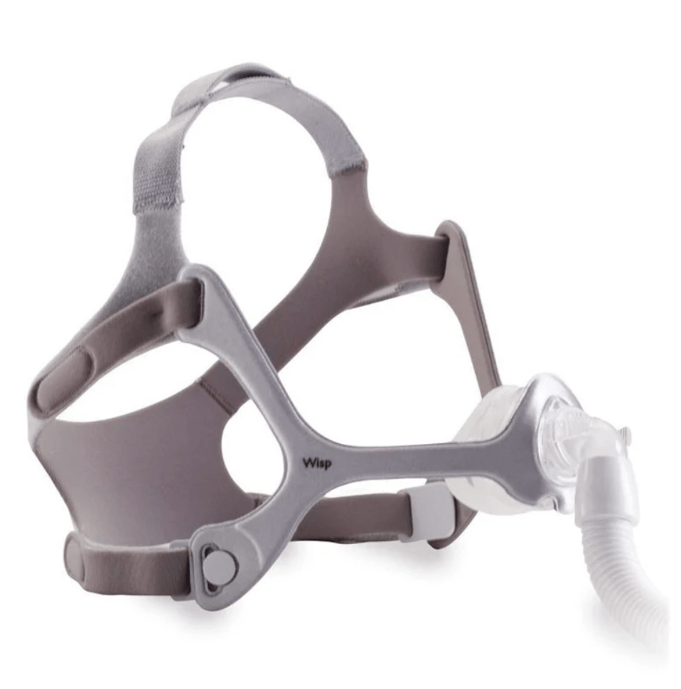 Philips Respironics Wisp Nasal CPAP Mask with Headgear Fit Pack - Side View