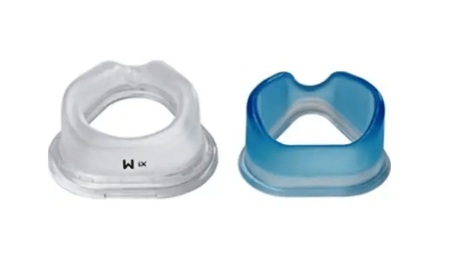 Respironics ComfortGel Blue Nasal Cushion - Front View