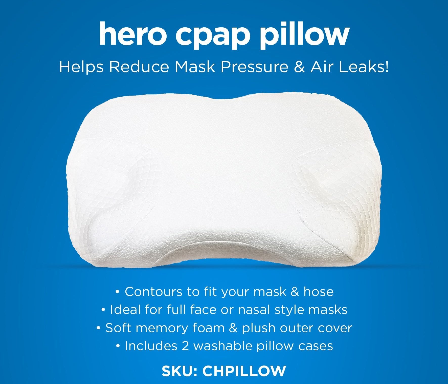 CPAP Hero Memory Foam Pillow