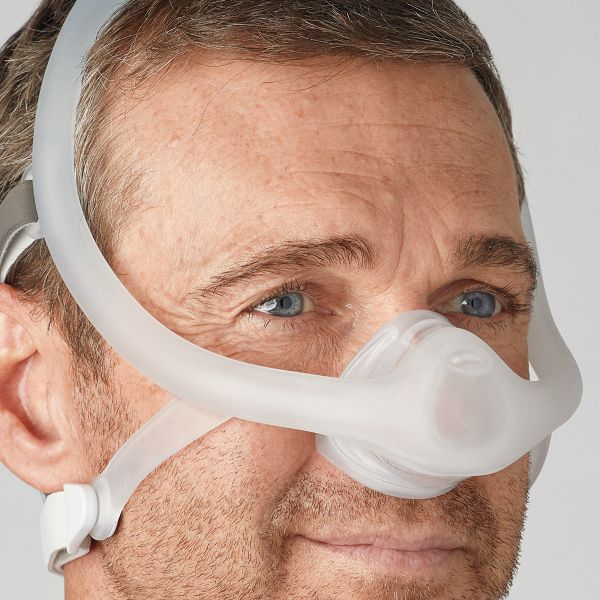 Philips Respironics DreamWisp Nasal CPAP Mask with Headgear - In Use