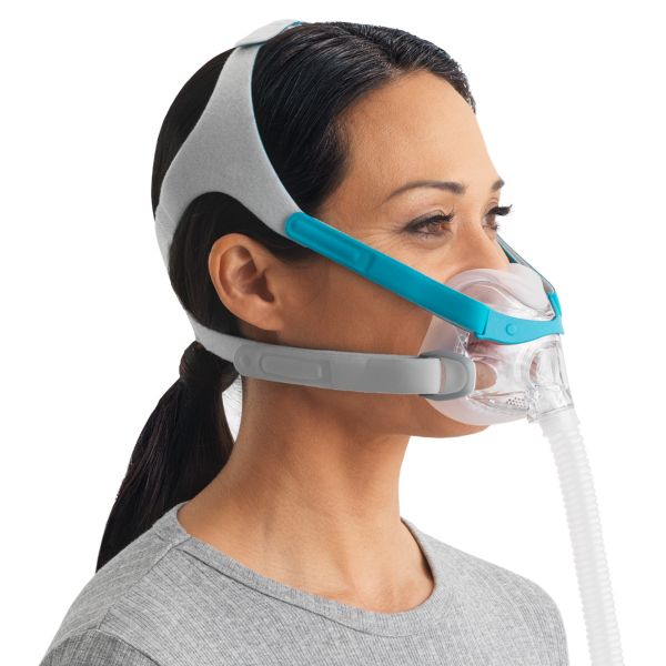 Fisher & Paykel Evora Full Face CPAP Mask with Headgear - Side View