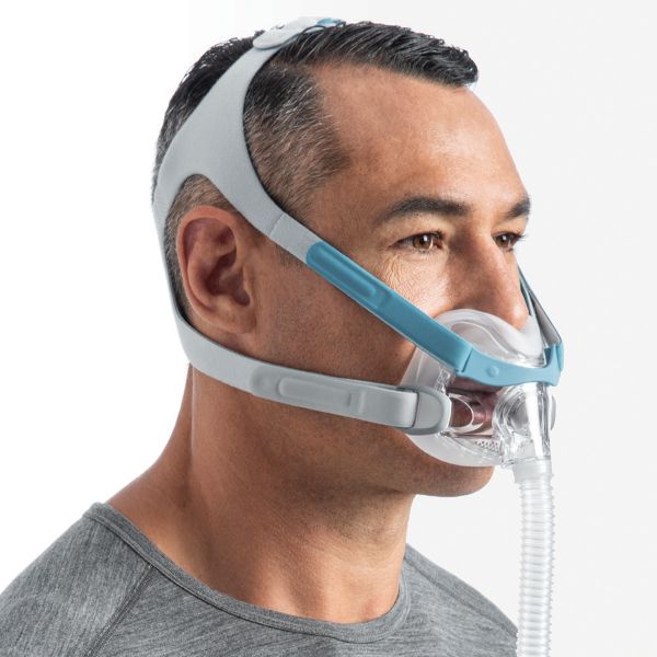 Fisher & Paykel Evora Full Face CPAP Mask with Headgear - Side View