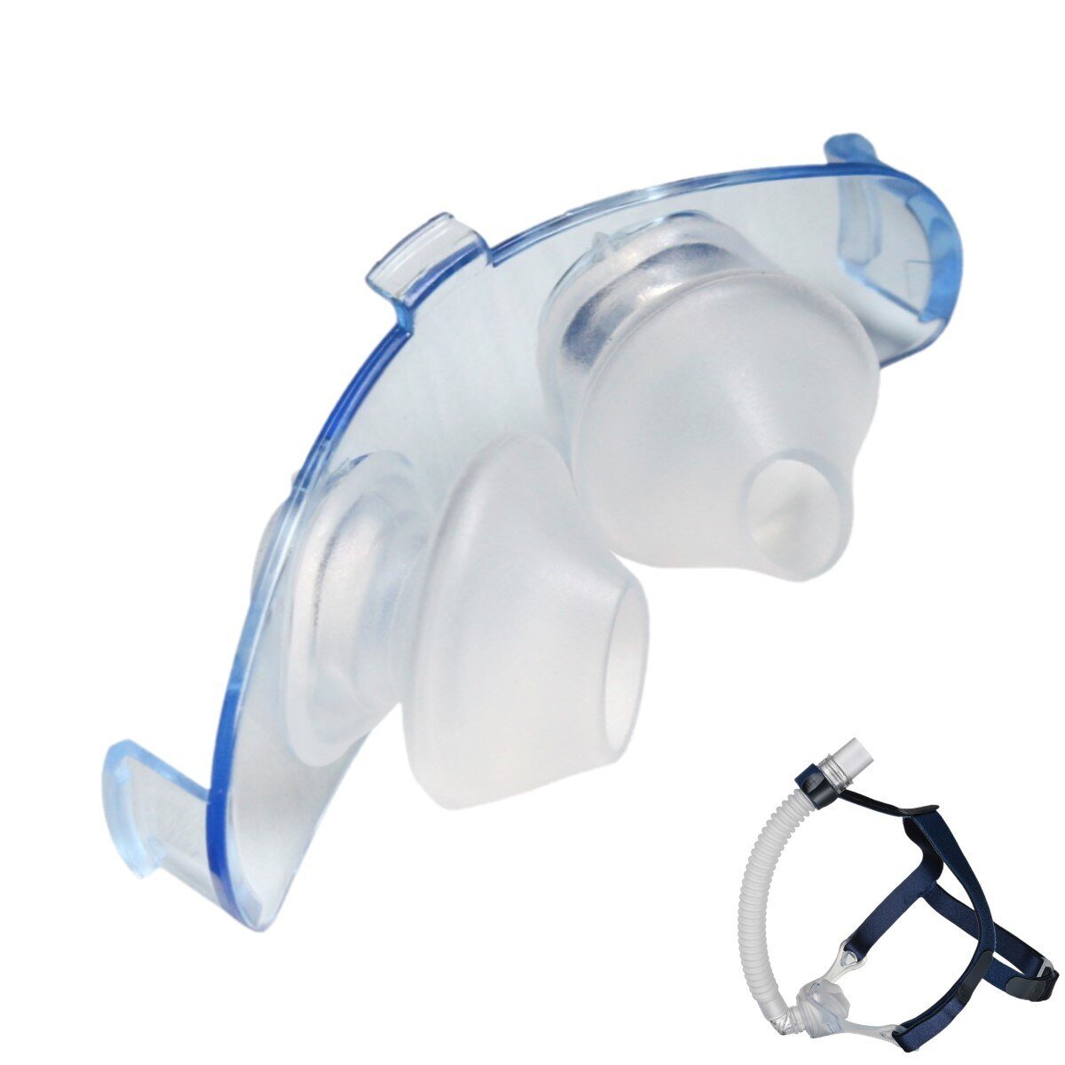 Sunset Deluxe Nasal Pillow CPAP Mask Cushion - Side View