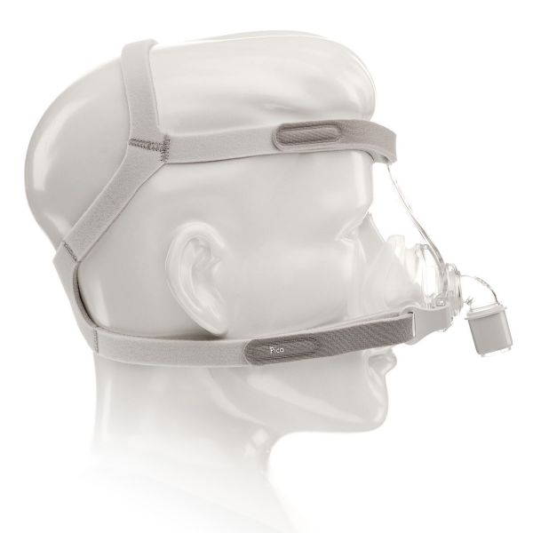 Philips Respironics Pico Nasal CPAP Mask with Headgear - Side View