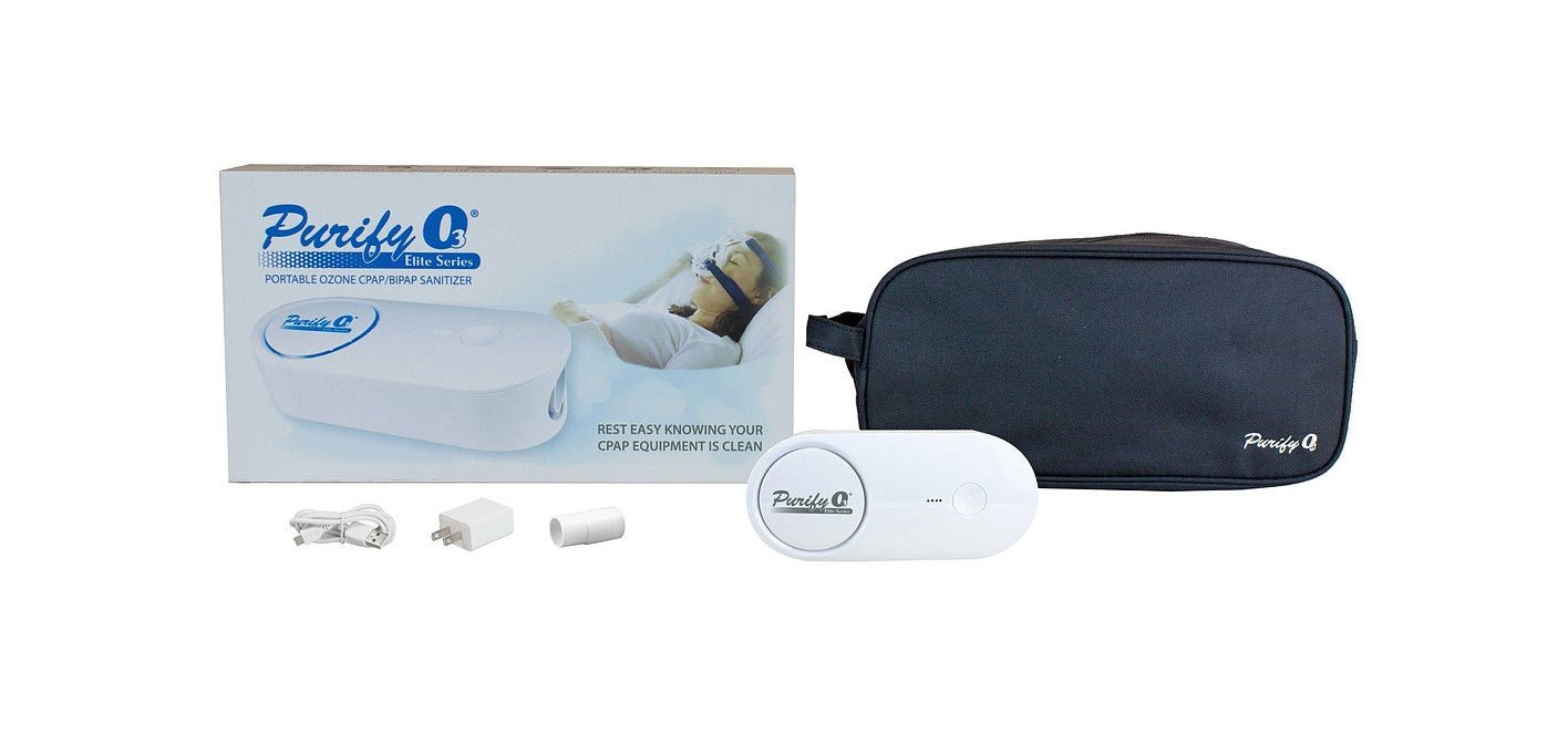 Purify O3 Elite CPAP Supplies Sanitizer Kit - Front View