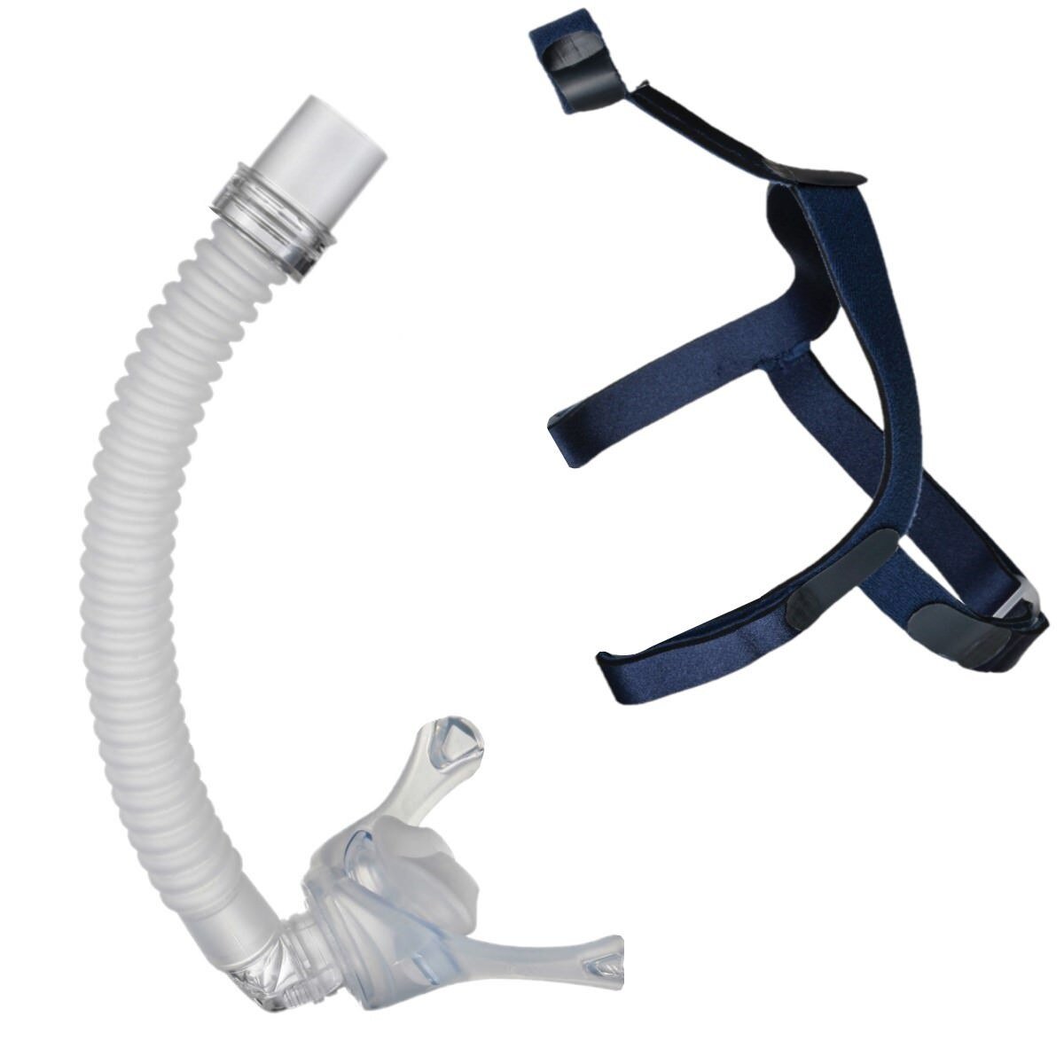 Sunset Deluxe Nasal Pillow CPAP Mask without Headgear - Side View