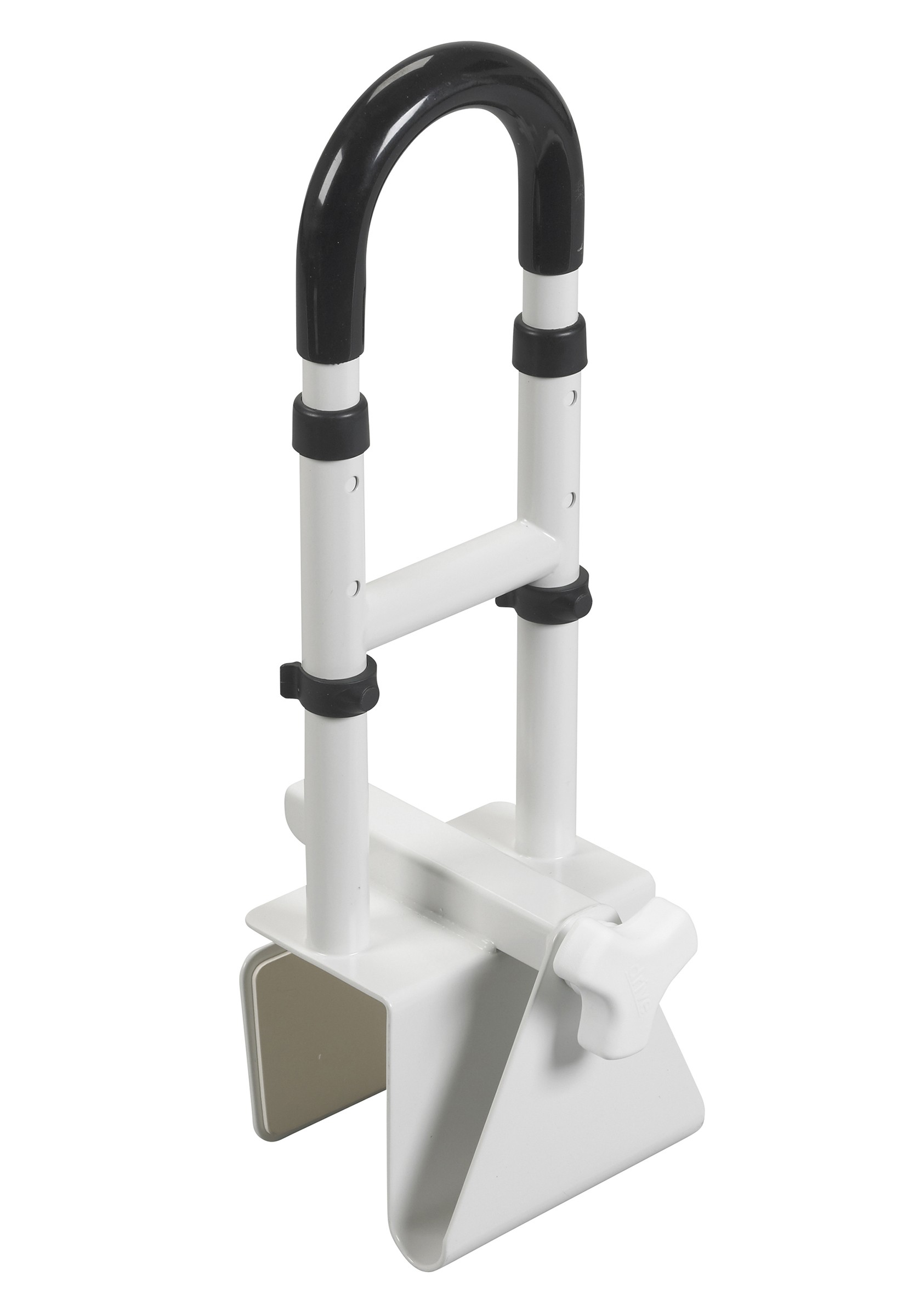 Zoomed in product image TUB RAIL CLAMP ON - WHITE