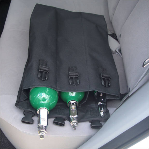 Zoomed in product image Carmate Cylinder Transport M6 3 Cylinder Capacity